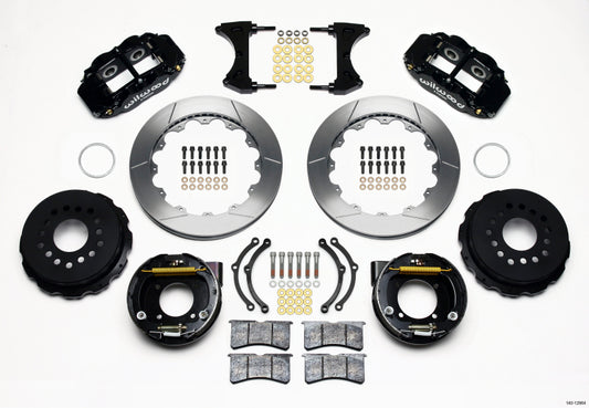 Wilwood 140-12964 FNSL 4R Rear Brake Kit, Fits Chevy 12 Bolt w/ C-Clips