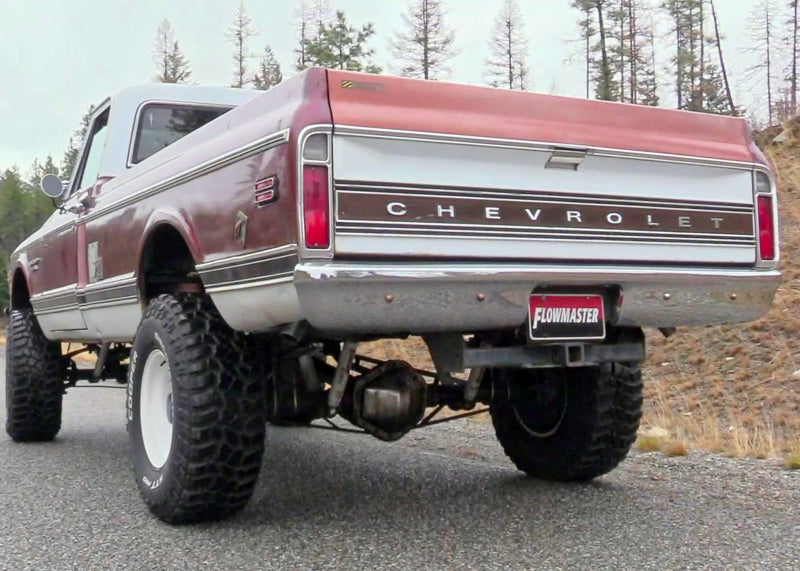 Flowmaster GM Truck 4WD American Thunder Crossm-Back Exhaust For Chevy GMC (817940)