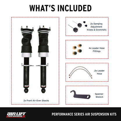Air Lift 76010 Front Air Suspension Kit For Infiniti G37 09-13/Nissan 370z 09-20