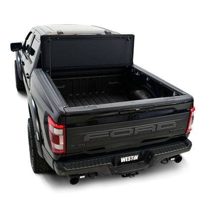 Westin Automotive 19-46355 Hard Tri-Fold Tonneau Cover For 2015-2025 Ford F-150