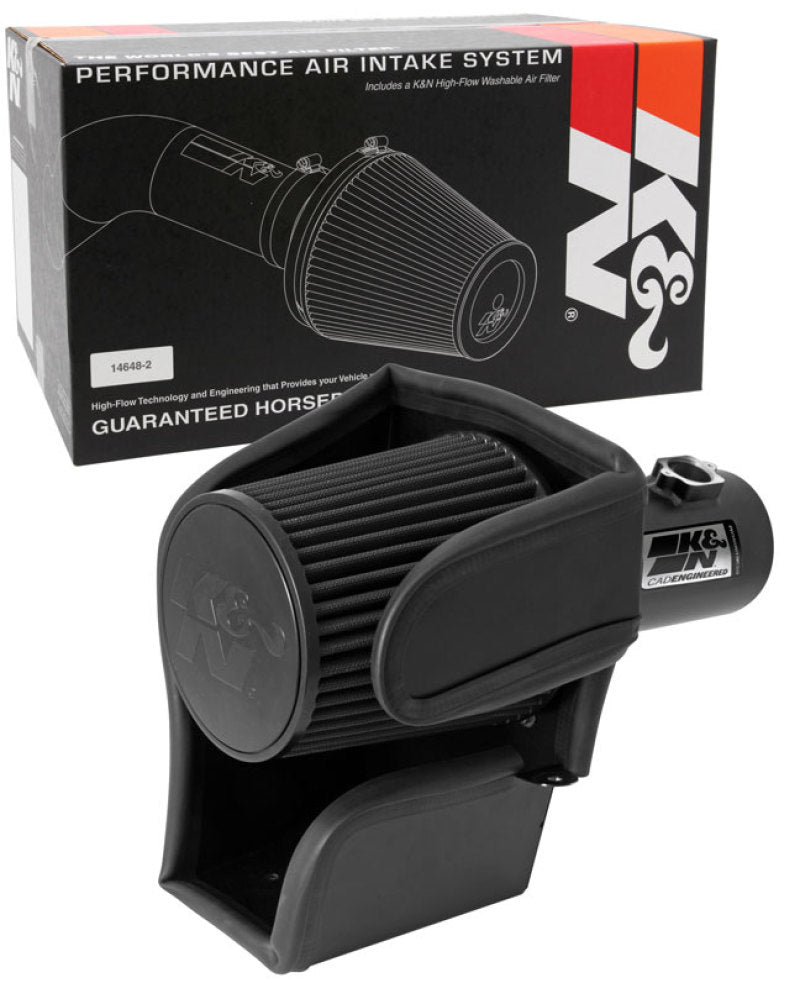 K&N 08-10 Ford F250/F350/F450/F550 6.4L V8 DSL Intake Kit | F-Series Super Duty (08-10) (71-2576)