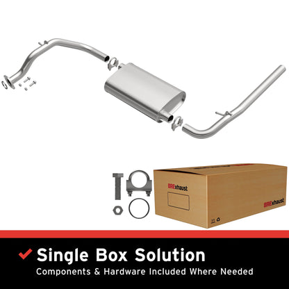 BRExhaust 1989-1991 Honda Civic 1.5L Direct-Fit Muffler Kit