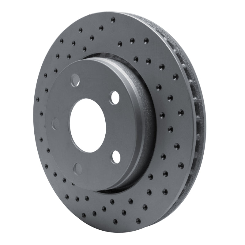 DFC Drilled Rotor (FRONT LEFT): Jeep Wrangler (07-18)