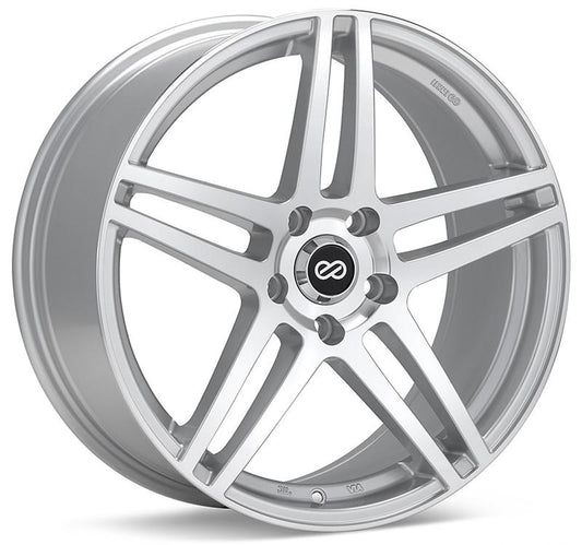 Enkei RSF5 Silver Machined | 16x7" +45mm | 5x100mm Wheel