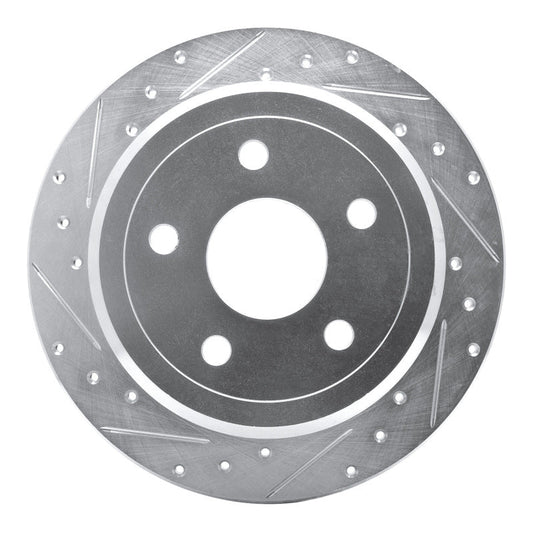 DFC D&S Silver Brake Rotor (REAR LEFT): Jeep Wrangler (07-18)