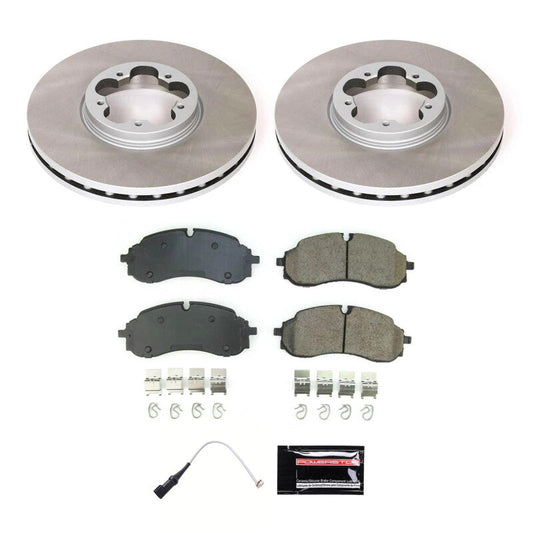 PowerStop 22-23 Ford Transit-350 Front Semi-Coated Rotor Kit (SC8986)