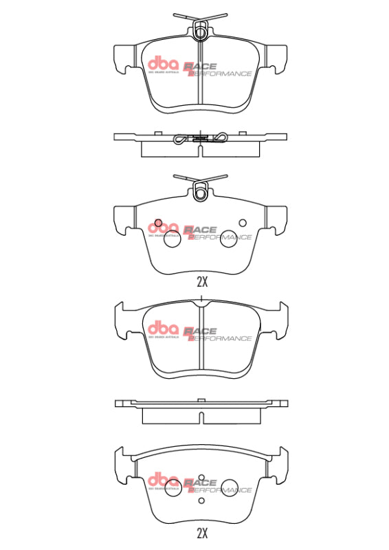 DBA Rear RP Performance Brake Pads | Audi Q2 (18) (DB2384RP)