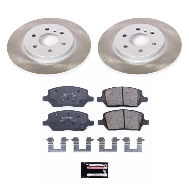 PowerStop 06-07 Saturn Relay Rear Semi-Coated Rotor Kit (SC4609)