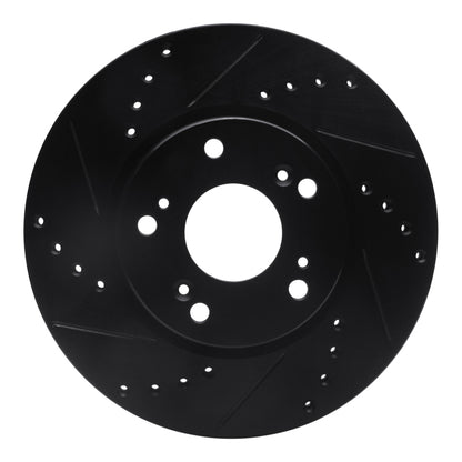 R1 ECB-59034L Drilled & Slotted Front Brake Rotor | Acura ILX 03-17 (ECB-59034L)