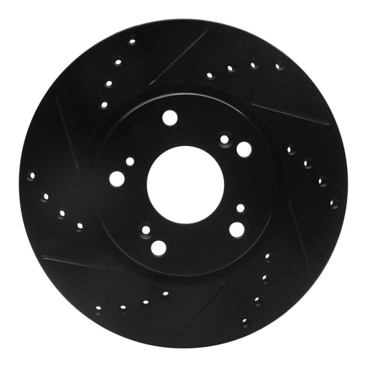 R1 ECB-59034L Drilled & Slotted Front Brake Rotor | Acura ILX 03-17 (ECB-59034L)