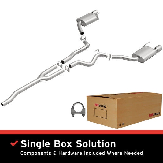 BRExhaust 2015-2023 Ford Mustang 2.3L Direct-Fit Replacement Exhaust System
