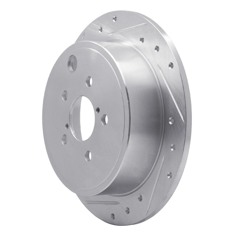 R1 D&S Rear Left Drilled & Slotted Rotor
