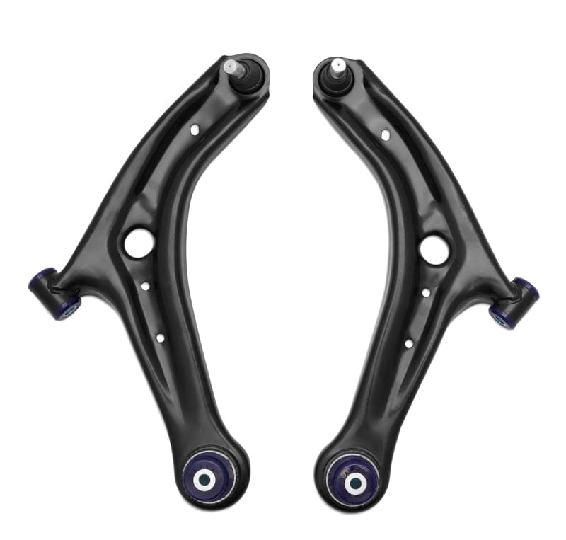 SuperPro 13-17 Ford Fiesta Complete Front Lower Control Arm Kit (Caster Increase)