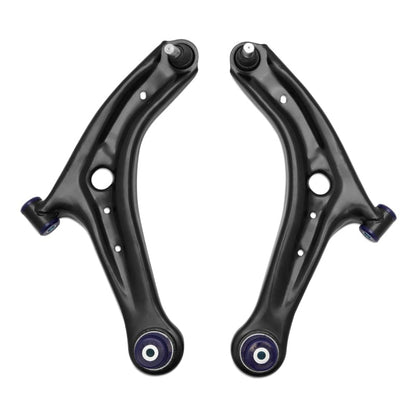SuperPro 13-17 Ford Fiesta Complete Front Lower Control Arm Kit (Caster Increase)