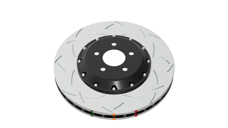 DBA T3 5000 Series Uni-Directional Slotted 380mm F&R Rotor | Jeep GC SRT8 (11-15) (DBA52632BLKS)