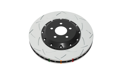 DBA Front 5000 Series Slotted Rotor w/ Silver Hat | Volkswagen GTI (14-18) (DBA52830SLVS)