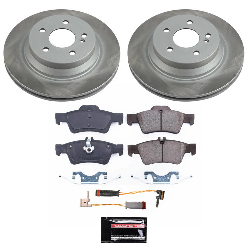 PowerStop 2006 Mercedes-Benz E350 Rear Semi-Coated Rotor Kit (SC5323)