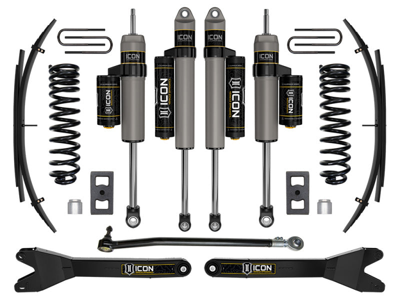 ICON K62563RL Stage-3 2.5" Lift w/Radius Arm/Exp Pack for 2023+ F250/F350 Diesel