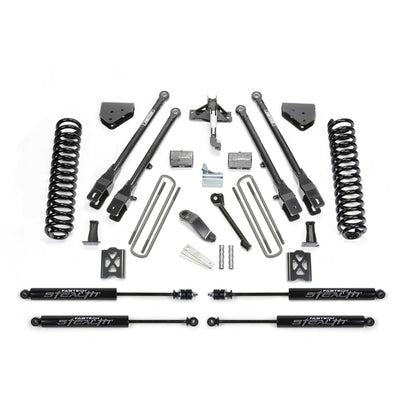 Fabtech 6" 4-Link System w/ Coils & Stealth | Ford F350 4WD (05-07) (K20132M)