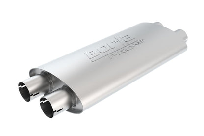 Borla ProXS Dual 2.5in In/Out Oval Muffler | Universal (400493)