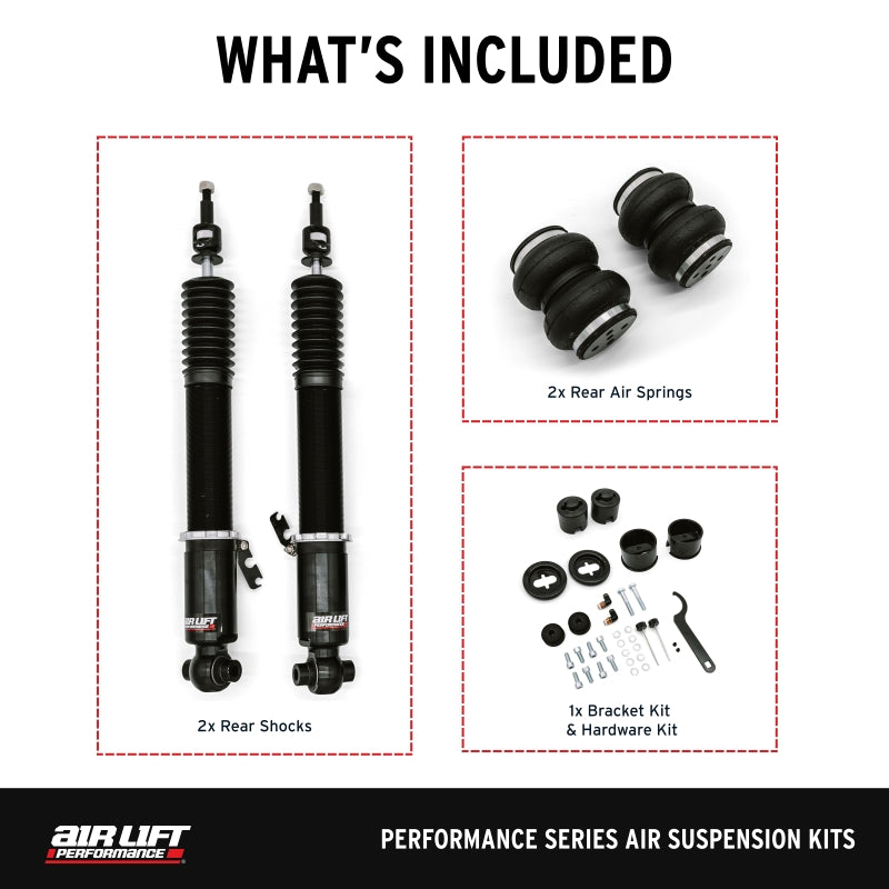 Air Lift 76512 Rear Air Suspension Kit For Toyota GR Supra 20-24/BMW Z4 G29 19-24