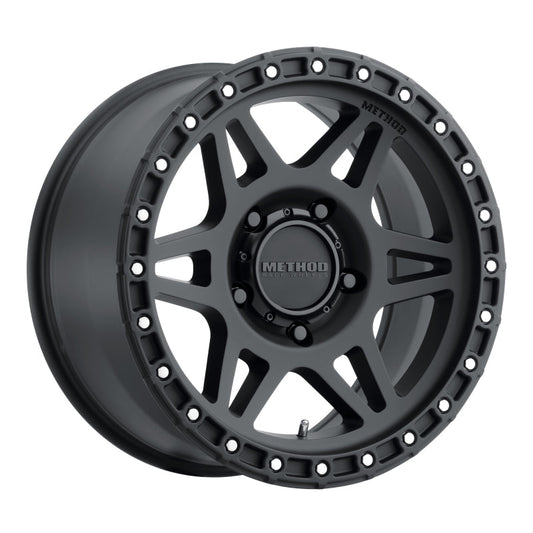 (set of 4) Method MR312 Matte Black | 18x9" +18mm | 5x150mm Wheel