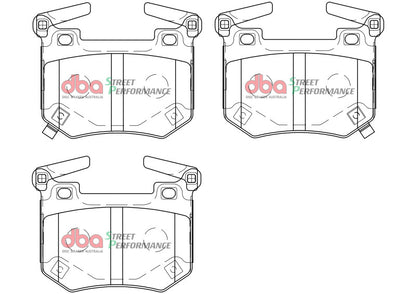 DBA SP Performance Rear Brake Pads | Kia Stinger V6 Twin Turbo (18+) (DB15004SP)