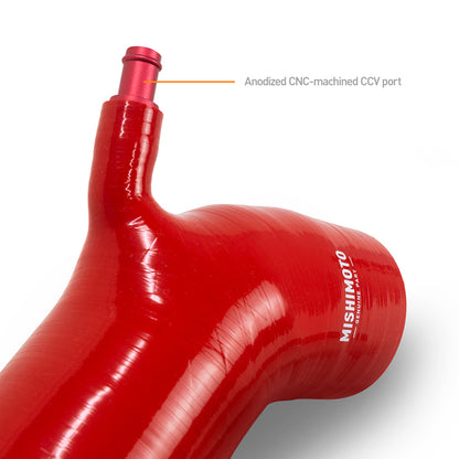 Mishimoto MMHOSE-IS300-01IHRD Red Air Intake Hose Kit for 01-05 Lexus IS300