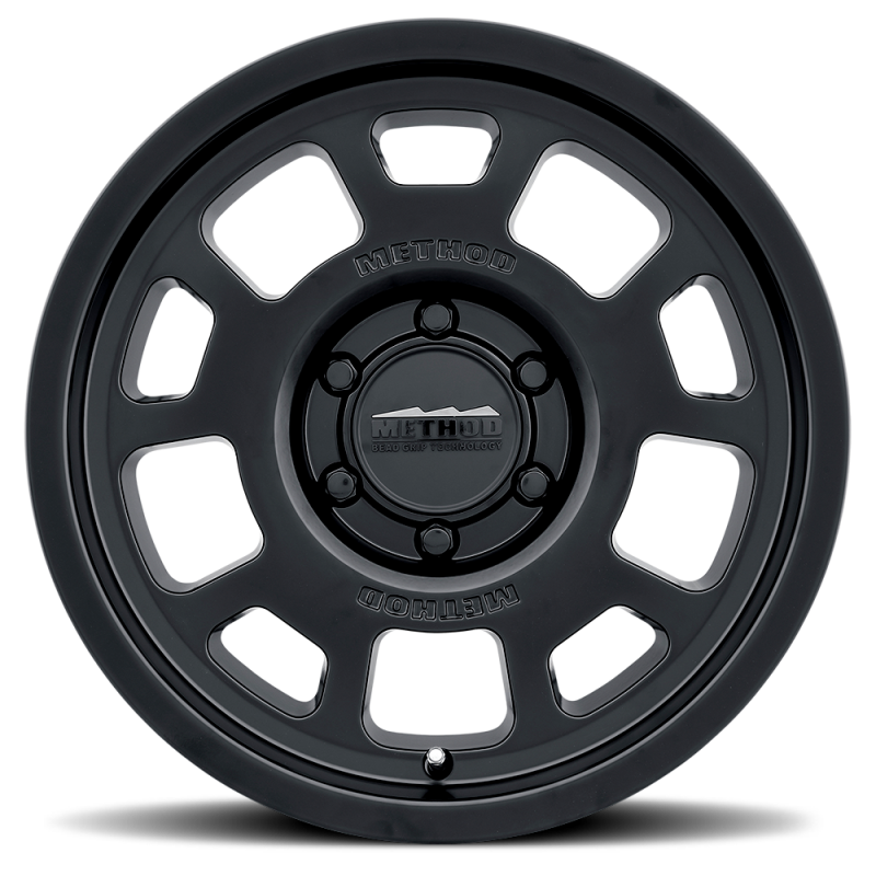 (set of 4) Method MR705 Matte Black | 17x8.5" +0mm | 5x5in Wheel