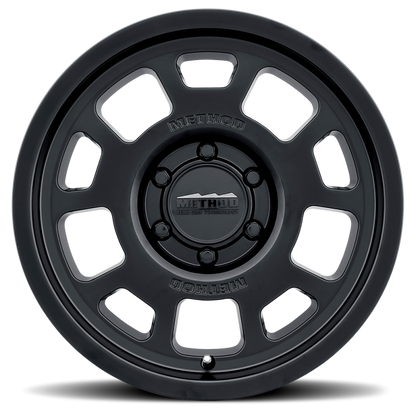 (set of 4) Method MR705 Matte Black | 17x8.5" +0mm | 5x5in Wheel