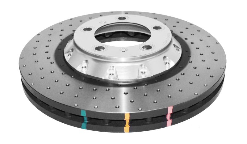 DBA 368mm Front 5000 Series Cross Drilled Rotor w/ Silver Hat | Porsche Cayenne (08) (DBA52592SLVXD)