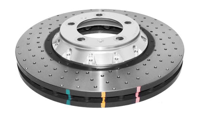 DBA 368mm Front 5000 Series Cross Drilled Rotor w/ Silver Hat | Porsche Cayenne (08) (DBA52592SLVXD)