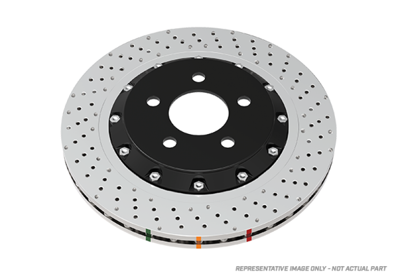 DBA 5000 Series D&S 2Pc Rotor | Acura CL (01-03) (DBA52510BLKXS)