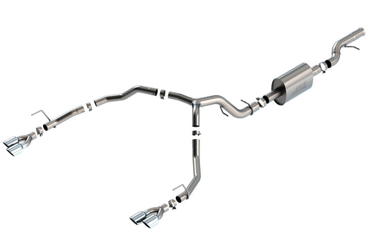 Borla Brushed T-304 Stainless Steel S-Type Cat-Back Exhaust | Chevrolet Tahoe (21-22) 6.2L V8 2/4WD (140859)