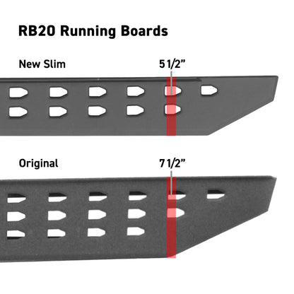 Go Rhino Slim Running Boards | Universal 68in. Tex. Blk (69400068SPC)