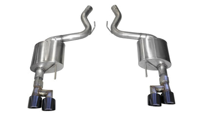 CORSA Sport, Touring / 3.0 in Axle-Back 4.0 in Twin Tips | 2018-2023 Mustang GT Coupe (21039, 21041)