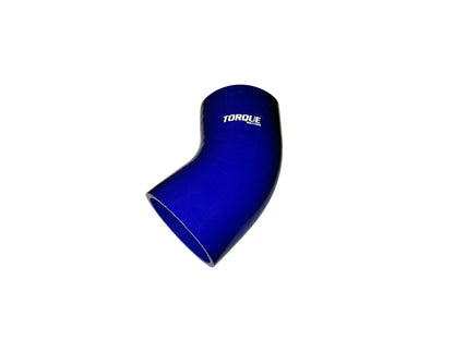 Torque Solution 45 Degree 2.75" Silicone Elbow - Black (TS-CPLR-45D275BK)