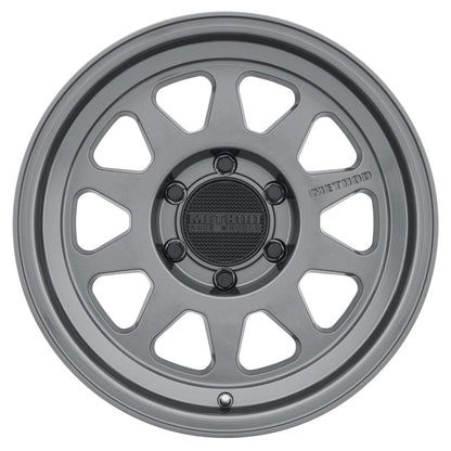 (set of 4) Method MR316 Gloss Titanium | 17x8.5" +0mm | 6x5.5in Wheel