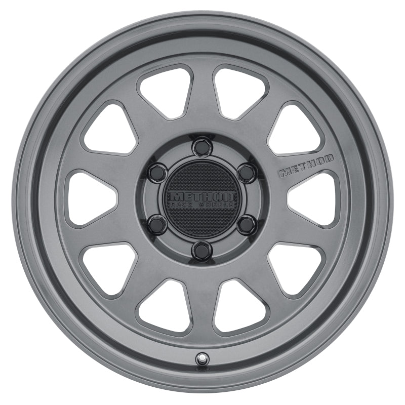 (set of 4) Method MR316 Gloss Titanium | 18x9" +18mm | 6x5.5in Wheel