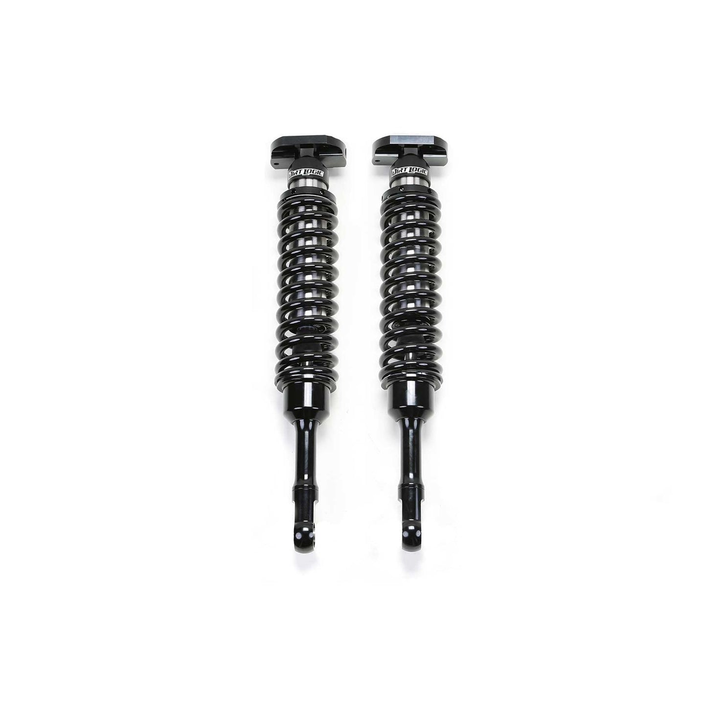 Fabtech 3in Front Dirt Logic 2.5 Stainless Steel Coilover Shock Absorber Pair | Toyota Tacoma 2WD/4WD 6 Lug (15-19) (FTS26076)