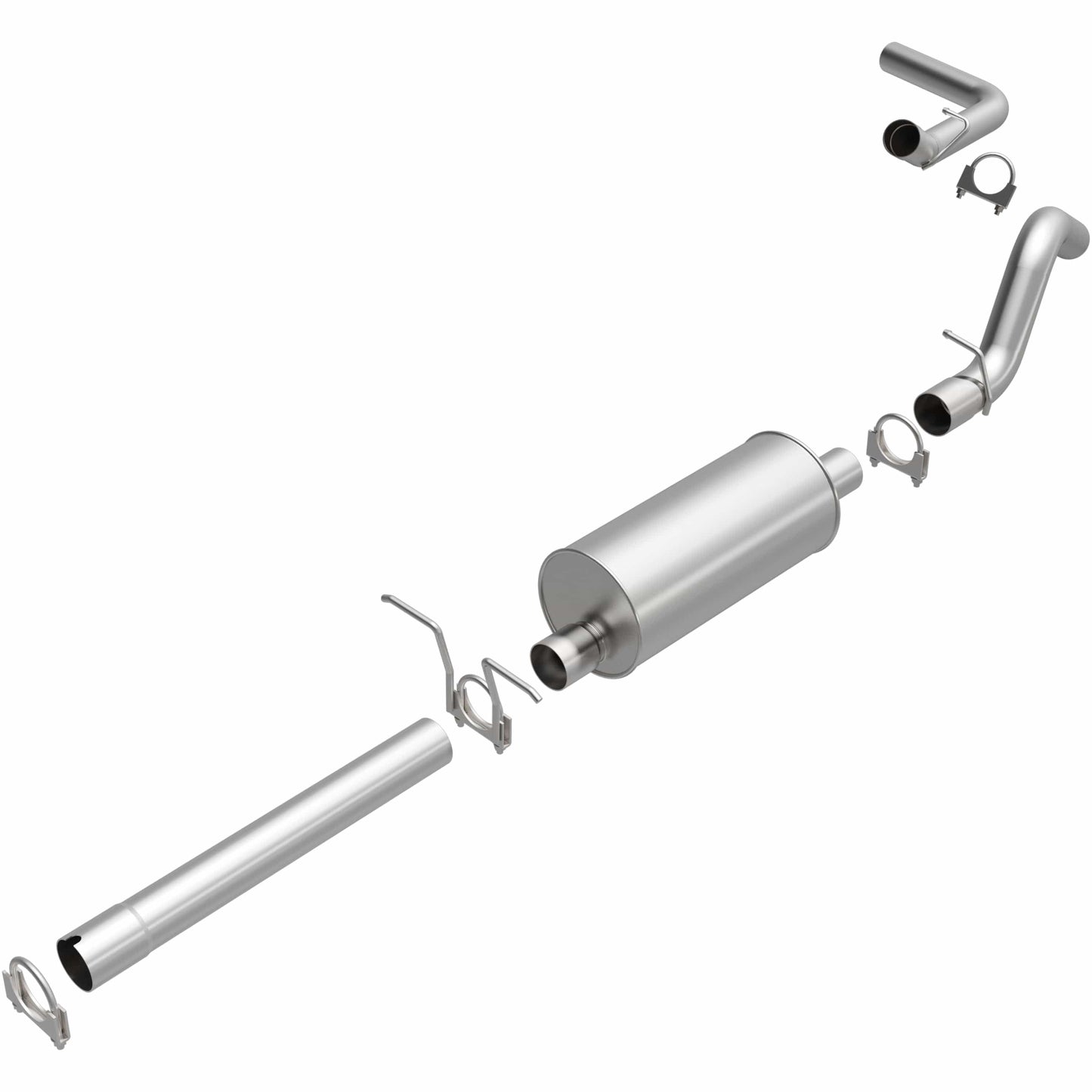 BRExhaust 1997-1999 Dodge Dakota Direct-Fit Replacement Exhaust System