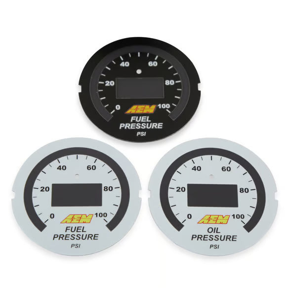 AEM Digital Oil/Fuel Pressure Gauges 0-100 PSI (30-4401)