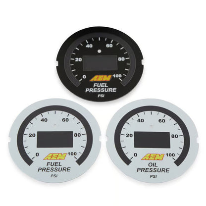AEM Digital Oil/Fuel Pressure Gauges 0-100 PSI (30-4401)
