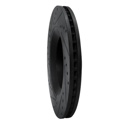 DFC D&S Black Brake Rotor (FRONT RIGHT): Jeep Wrangler (12-18)