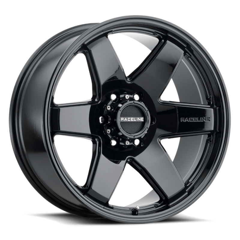 (set of 4) Raceline 942 Addict Gloss Black | 18x8" +35mm | 5x114.3mm Wheel