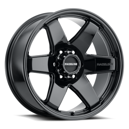 Raceline 942 Addict Gloss Black | 18x8" +35mm | 6x135mm Wheel