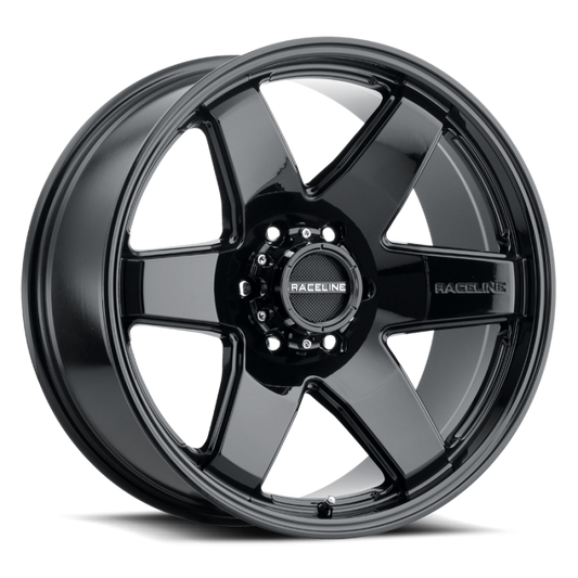 Raceline 942 Addict Gloss Black | 18x8" +35mm | 6x139.7mm Wheel