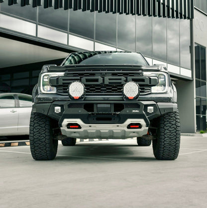Rival 2D.1813.1.US Aluminum Bumper w/Winch Mount & Recovery Points For Ford Ranger Raptor