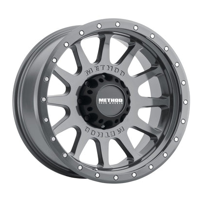 Method MR605 NV Gloss Titanium | 20x10" -24mm | 8x6.5mm Wheel