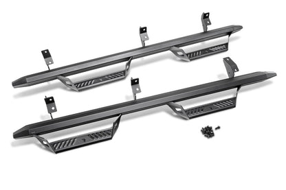 N-Fab Predator Pro Step System 2018 Jeep Wrangler JL 2 Door SUV - Tex. Black